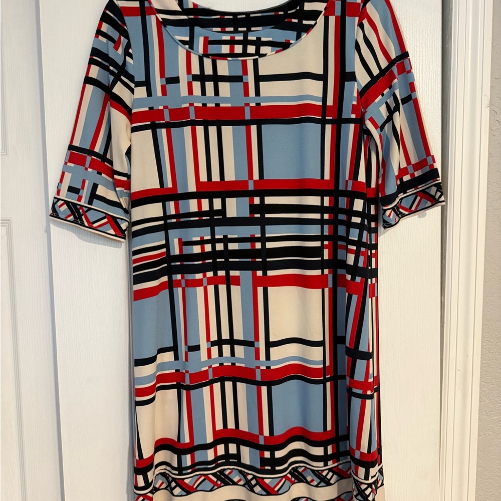 BCBGMaxAzria Geometric Pattern Dress